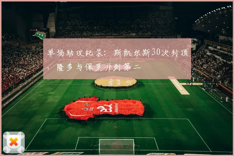 单场助攻纪录：斯凯尔斯30次封顶，隆多与保罗并列第二